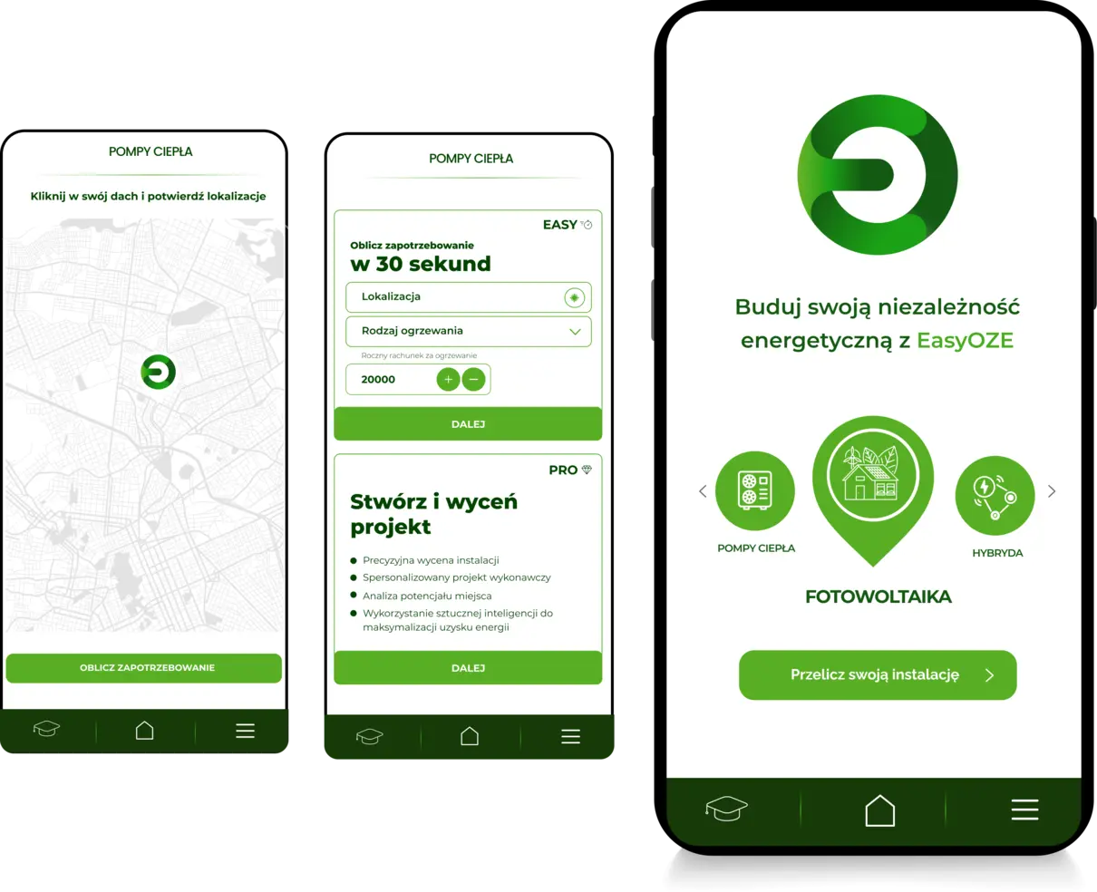 aplikacja mobilna EasyOZE